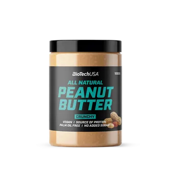 Fitness strava BioTech Peanut Butter 1000 g crunchy