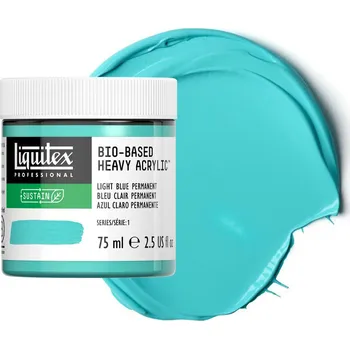 Vodová barva Akrylová barva Liquitex Professional Bio-Based - Light Blue Permanent