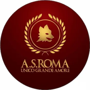 Jedlá dekorace na dort Jedlý papír AS Roma 19,5 cm