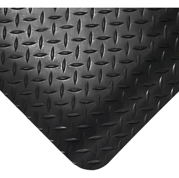 Černá gumová protiúnavová průmyslová rohož - 300 x 90 x 1,5 cm (80000662) FLOMAT