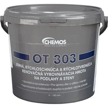 Tmel Chemos OT 303 jemná renovační hmota 5 kg