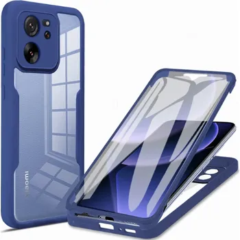 Pouzdro na mobilní telefon Beweare 360 oboustranný TPU kryt na Xiaomi Redmi 13C 4G / Poco C65 - modrý