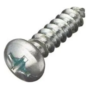 Šroub Šroub do plechu s půlkulatou hlavou Phillips pr. 3,9 x 6,5 mm, ostrá špička, DIN 7981C, ocel, zinek bílý, (100ks)