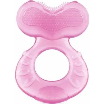 NUBY Silikonové kousátko se štětinami růžové 0 m+ 15x1x10 růžová