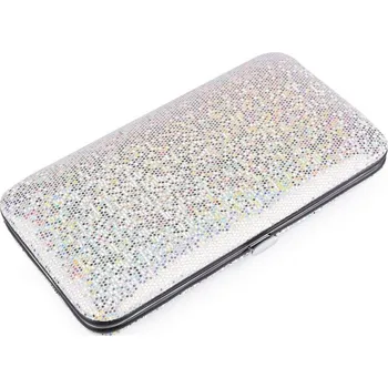 Manikúra v pouzdře s glitry 840582 stříbrná, VELIKOST UNI