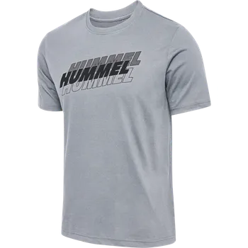 Pánská móda Triko Hummel hmlGRAPHIC TRIPLE LOGO COTTON TEE 226213-2006 Velikost S