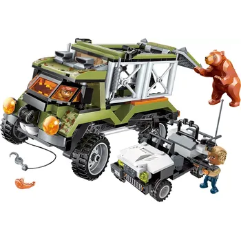 ostatní stavebnice Qman Police Battle Force 1923 Útěk medvěda obrovského