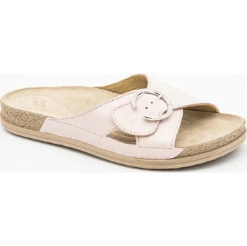 Dámská zdravotní obuv Dámské pantofle Medistyle Malaga 3M-I15/1, růžové lesklé 37