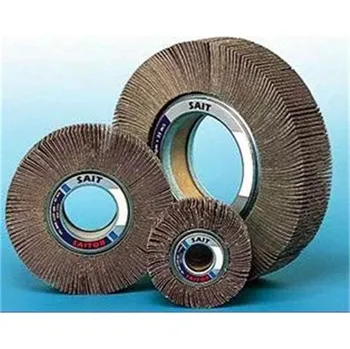 Brusný kotouč Sait FSRA300x75/220 - Kotouč brusný pr. 300x75x104mm lamelový zr. 220, na kov, dřevo, plast, SAIT