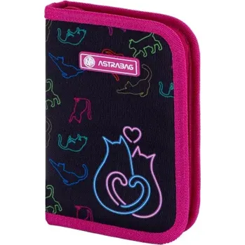 Penál AstraBAG ASTRABAG, Vyklápěcí penál s náplní LOVE, AC11, 503023051