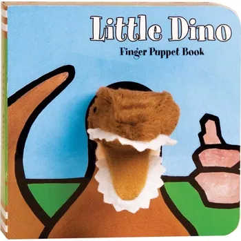 Leporelo maňásková knížka malý dino – interaktivní prstová kniha