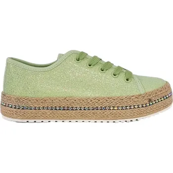 Dámské tenisky Espadrilky Laura Biagiotti Glitter Mint Velikost: 40