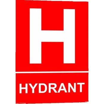 Traiva s.r.o. Hydrant s textem Verze: Plast 148 x 210 mm (A5) tl. 2 mm - Kód: 00595