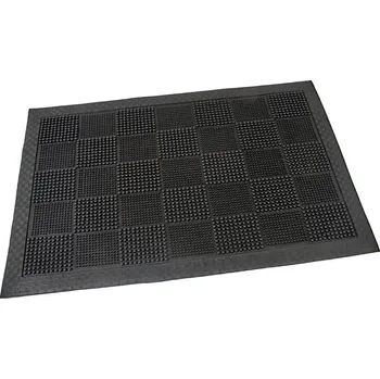 Rohožka Gumová vstupní kartáčová rohož Pin Squares - 60 x 40 x 0,7 cm (70080124) FLOMAT