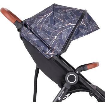 Kočárek PETITEMARS Street+ Limited 100 Stříška na kočárek Palmtree modrá