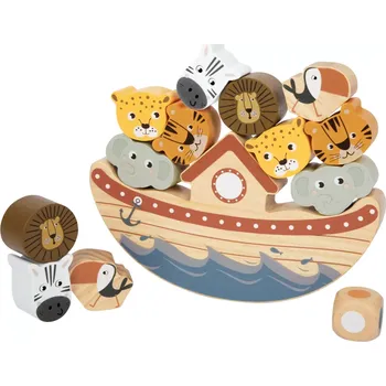 Dřevěná hračka Small Foot balanční hra Safari