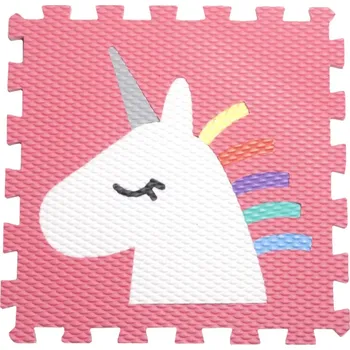 Dětská podložka Minideckfloor Jednorožec – růžová