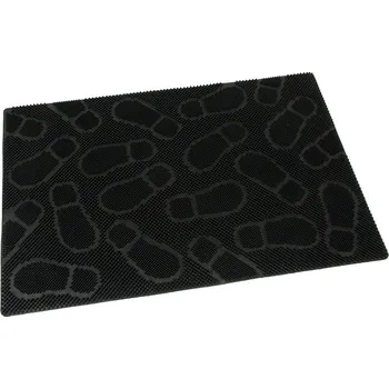 Rohožka Gumová vstupní kartáčová rohož Shoes - 90 x 60 x 1 cm (70080104) FLOMAT
