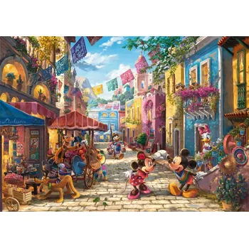 Puzzle SCHMIDT Puzzle Mickey a Minnie v Mexiku 6000 dílků