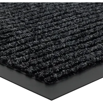 Rohožka Černá vstupní rohož FLOMA Everton - 60 x 80 x 0,6 cm (81715037) FLOMAT