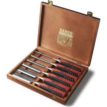 Bahco 424P-S6-GER - Sada dlát truhlářských, tesařských plochých 6-dílná 6, 10, 12, 18, 25, 32 mm