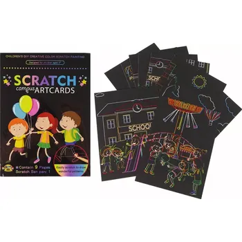 omalovánky Zdrapávací omalovánky pro děti – škola