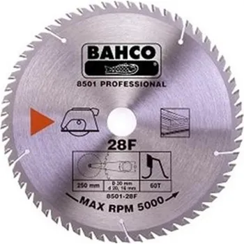 Pilový kotouč Bahco 8501-7F - Kotouč pilový pr. 160&nbsp;x20mm, počet zubů 30