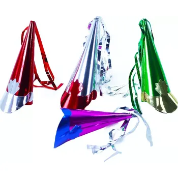 Karnevalový doplněk Rappa Klobouk papírový mini plesový v sáčku 4ks