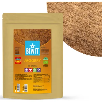 Přírodní produkt BEWIT Třtinová šťáva sušená BIO, nerafinovaná (Panela, Rapadura) - 25 kg