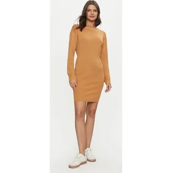 Dámské šaty Armani Exchange Úpletové šaty 6DYA1J YME3Z 1788 Oranžová Regular Fit S