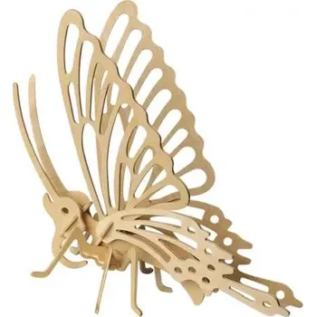 Puzzle Dřevěné 3D puzzle motýl