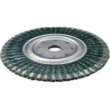 Drátěný kartáč Osborn 7702921875 - Kartáč drátěný kotoučový pr. 178 mm šíře 3 mm otvor pr. 22,2 mm, bezpečnostní zvlněný ocelový drát 0,38 mm -