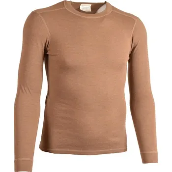 Pánské tričko Bundeswehr Triko BW dlouhý rukáv ARAMIDOVÉ HNĚDÉ použité M Hnědá