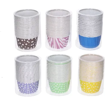 Krabice na pečivo Wiky Košíčky cukrářské pevné bílé pr.5cm v.4cm 25ks