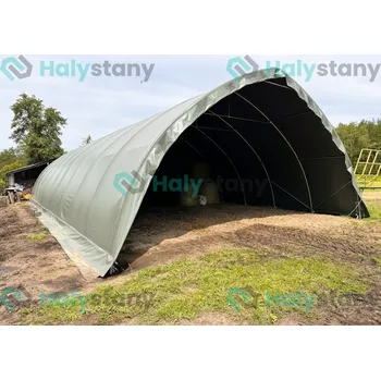 Zahradní stan Oblouková hala 12×18m PVC 750g/m2