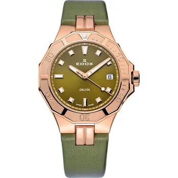 Hodinky Edox 53020-37RC-VR Delfin Diver Ladies Watch 38mm 20ATM