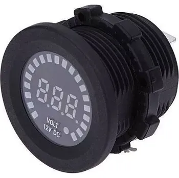 Voltmetr panelový CS489-A1, rozsah 3,5-30VC, bargraf 11,3-15V