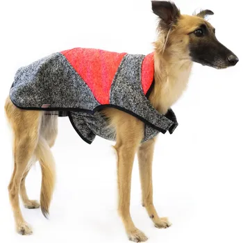 Obleček pro psa Obleček svetr Frankie XL oranžovo-šedý 54cm