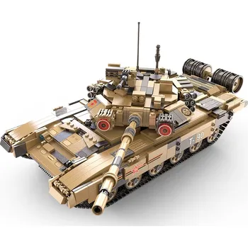 RC model tanku T90 Main Battle Tank - Stavebnice z kostek