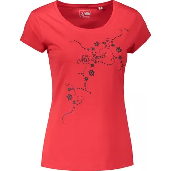 Dámské triko ALTISPORT CARRYOVER ALW009F61 ČERVENÁ XL