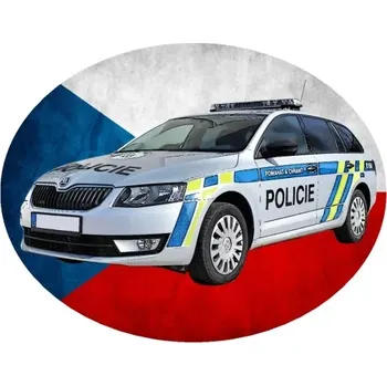 Nášivka Nažehlovačka POLICIE policejní auto II (digitální nažehlovačka)