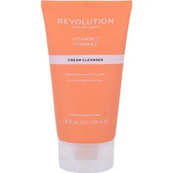 Pleťový krém Revolution Skincare Vitamin C Cream Cleanser - Rozjasňující čisticí krém 150 ml