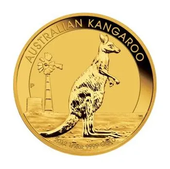 1/2 unce zlatá mince Austrálie klokan 2012