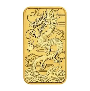 1 unce zlatá mince Perth Mint - Rectangular Dragon 2018