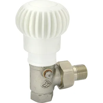 Ventil Slovarm VE-4523A Radiátorový kohout rohový Barva: Nikl, Připojovací vnější závit: 3/8"