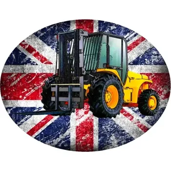 Nášivka Nažehlovačka s bagrem JCB RTFL 940 (digitální nažehlovačka )