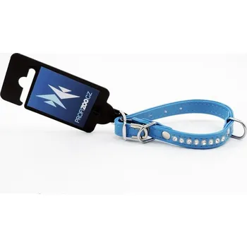 Obojek pro psa PROFIZOO Obojek štrasový (10mm x 35cm) modrá
