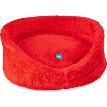 Pelíšek pro psa PROFIZOO Pelech Wasty 75cm červená (Plys)