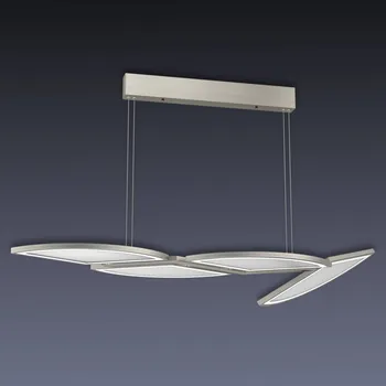 Evotec Závěsné LED světlo Movil, 4 zdroje nikl kartáčovaný, opálová bílá LED celkem 56 W - Doprava zdarma