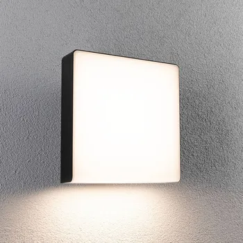 Lampička PAULMANN LED venkovní nástěnné svítidlo Azalena pohybové čidlo HF senzor IP44 250x97mm 3000K 8,5W 230V antracit umělá hmota/hliník